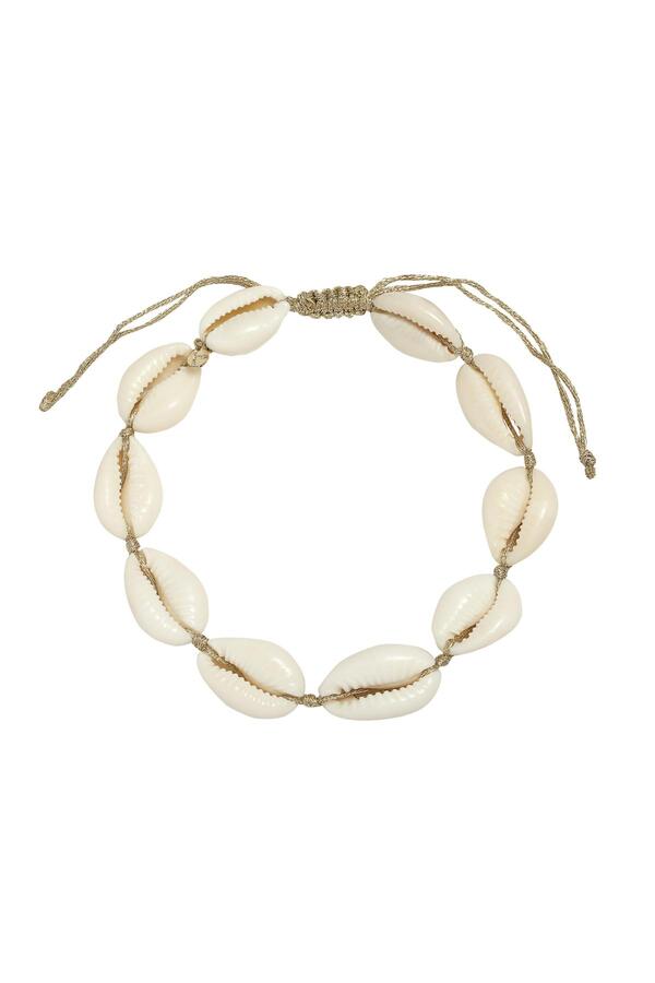 Anklet Shell Beach Oro Conchas